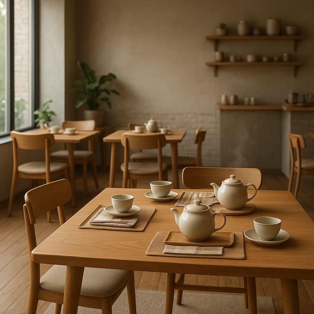 Interior de DigiLrec Tea Café